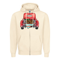 Sandshell Christmas truck Zipper Hoodie - BarkalooDesign