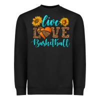 Black live love basketball Heavyweight Sweatshirt - HRA Design Shop