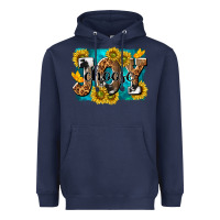 Navy choose joy Heavyweight Hoodie - NancyCooperArtShop
