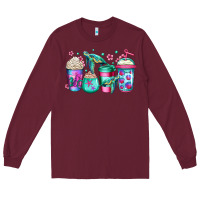Burgundy turtle coffee cups Long Sleeve Tee - Jasminsmagicworld