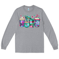 Heather Grey turtle coffee cups Long Sleeve Tee - Jasminsmagicworld