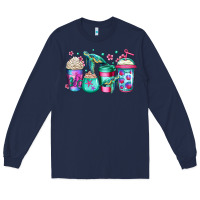 Navy turtle coffee cups Long Sleeve Tee - Jasminsmagicworld