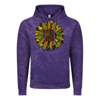 Cloud Purple camouflage flitter sunflowers Vintage Hoodie - RanaPortraitStore
