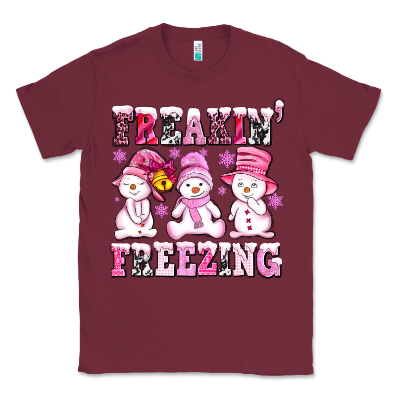 Freaking Freezing With Snowmans Classic Tee by AdoDesignShop | Teevron