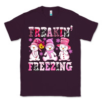 Plum freaking freezing with Snowmans Classic Tee - AdoDesignShop