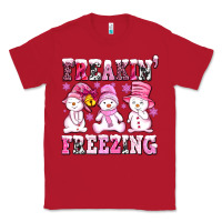 Red freaking freezing with Snowmans Classic Tee - AdoDesignShop
