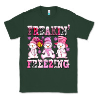 Sports Green freaking freezing with Snowmans Classic Tee - AdoDesignShop