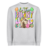 Heather Grey Do the bunny hop Easter Day Heavyweight Sweatshirt - Neo Western