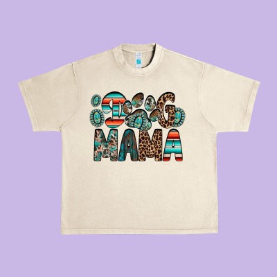 Dog Mama Urban Heavy Tee Designed By Racoondesign