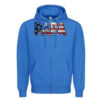 True Royal American Papa Zipper Hoodie - LillyAllenDesigns