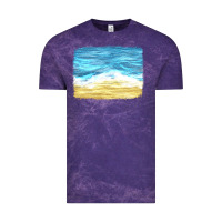 Cloud Purple glitter beach background Vintage Tee - HRA Design Shop