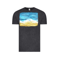 Vintage Black glitter beach background Vintage Tee - HRA Design Shop