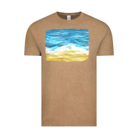 Vintage Coffee glitter beach background Vintage Tee - HRA Design Shop