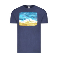 Vintage Denim glitter beach background Vintage Tee - HRA Design Shop