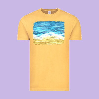 Glitter Beach Background Vintage Tee Designed By Hra Design Shop