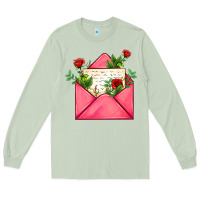 Matcha pink letter Long Sleeve Tee - AdoDesignShop