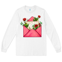 White pink letter Long Sleeve Tee - AdoDesignShop
