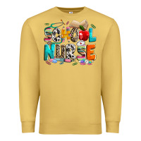 Antique Gold school nurse Premium Sweatshirt - NancyCooperArtShop