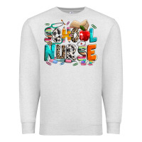Oatmeal Heather school nurse Premium Sweatshirt - NancyCooperArtShop