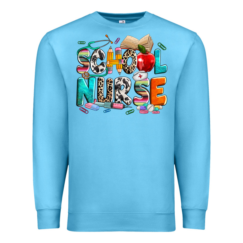 School Nurse Premium Sweatshirt by NancyCooperArtShop | Teevron