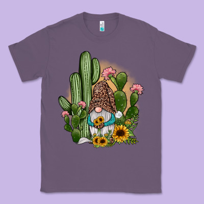 Cactus Gnomes Classic Tee Designed By Jahusdesignshop