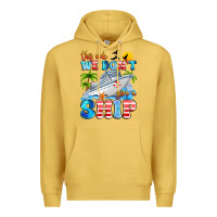 Antique Gold this week we don't give a ship Premium Hoodie - Artiststas