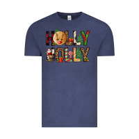 Vintage Denim holly jolly Vintage Tee - FaDigitalArtStudio