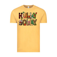 Vintage Mustard holly jolly Vintage Tee - FaDigitalArtStudio