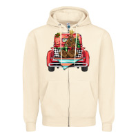 Sandshell Christmas truck Zipper Hoodie - BarkalooDesign