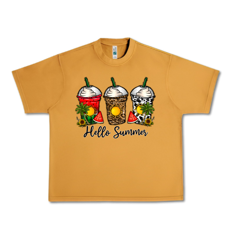 Hello Summer Urban Heavy Tee by CowhideDigitalArt | Teevron