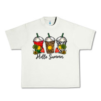 Pistachio hello summer Urban Heavy Tee - CowhideDigitalArt