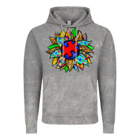 Cloud Rock autism sunflower Vintage Hoodie - Zillion Design Studio