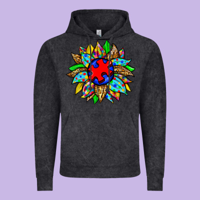Autism Sunflower Vintage Hoodie Designed By Zillion Design Studio