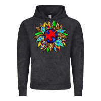 Vintage Black autism sunflower Vintage Hoodie - Zillion Design Studio