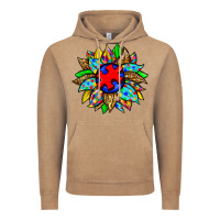 Vintage Coffee autism sunflower Vintage Hoodie - Zillion Design Studio
