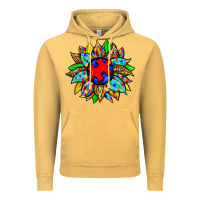 Vintage Mustard autism sunflower Vintage Hoodie - Zillion Design Studio