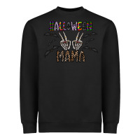 Black halloween mama Heavyweight Sweatshirt - CowhideDigitalArt