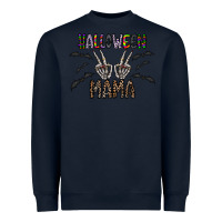 Navy halloween mama Heavyweight Sweatshirt - CowhideDigitalArt