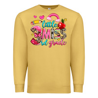 Antique Gold little miss third grade Premium Sweatshirt - NancyCooperArtShop