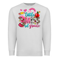 Dove Grey little miss third grade Premium Sweatshirt - NancyCooperArtShop
