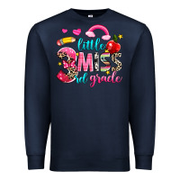 Navy little miss third grade Premium Sweatshirt - NancyCooperArtShop