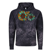 Cloud Black western sunflowers Vintage Hoodie - RanaPortraitStore