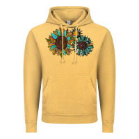 Vintage Mustard western sunflowers Vintage Hoodie - RanaPortraitStore