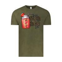 Vintage Olive summer Vintage Tee - CowhideDigitalArt