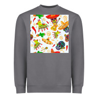 Storm mexico seamless pattern Heavyweight Sweatshirt - FaDigitalArtStudio