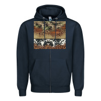 Navy cowhide leopard camouflage Zipper Hoodie - Jasminsmagicworld