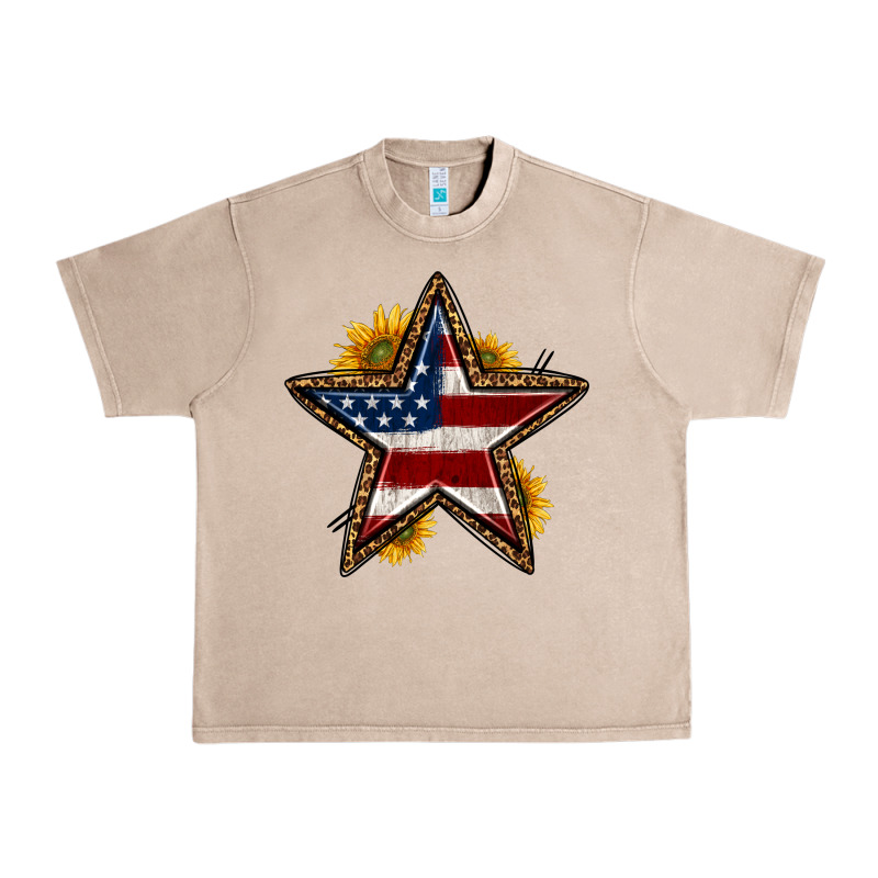 Western 4th Of July Star Urban Heavy Tee by HRA Design Shop | Teevron
