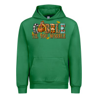 Emerald Gobble Til You Wobble with Turkey Urban Hoodie - texasbilliewilder
