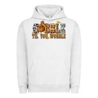 Pigment Lunar Rock Gobble Til You Wobble with Turkey Urban Hoodie - texasbilliewilder