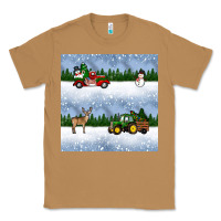 Toasted Coconut christmas snow truck seamless pattern Classic Tee - BundleAndBundleShop